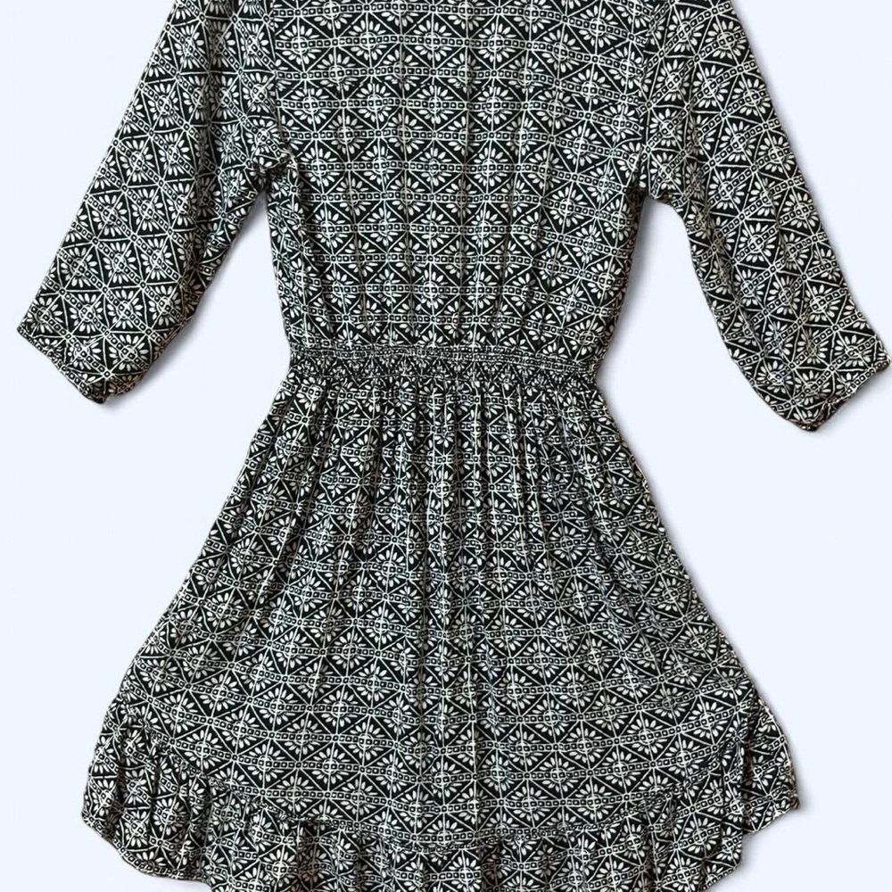 Abercrombie Kids Black and White Patterned Dress - Picture 2 of 7
